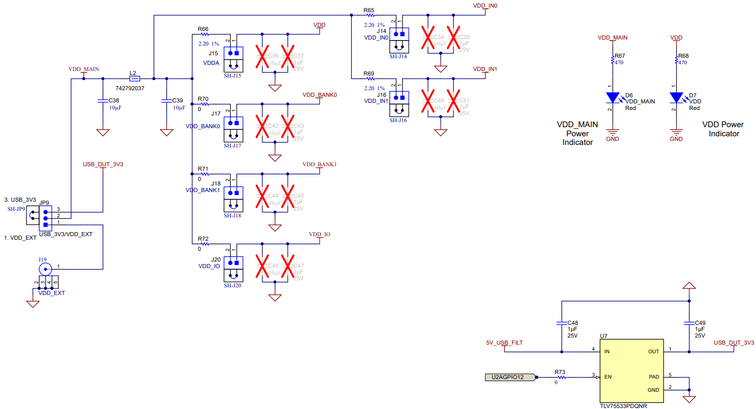 LMKDB1204EVM Power Supply (External and USB option)