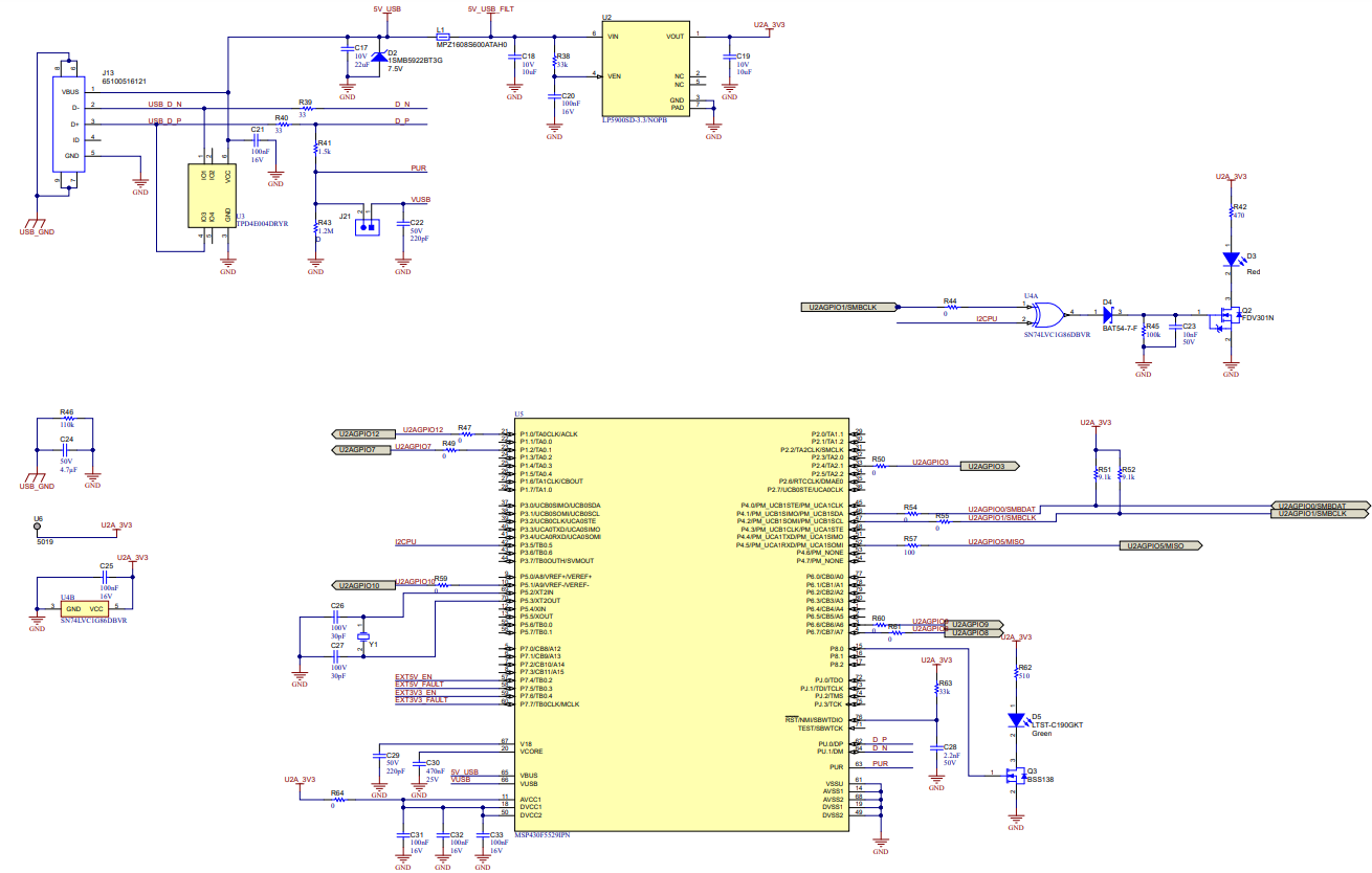 LMKDB1204EVM USB
                                                  Schematic