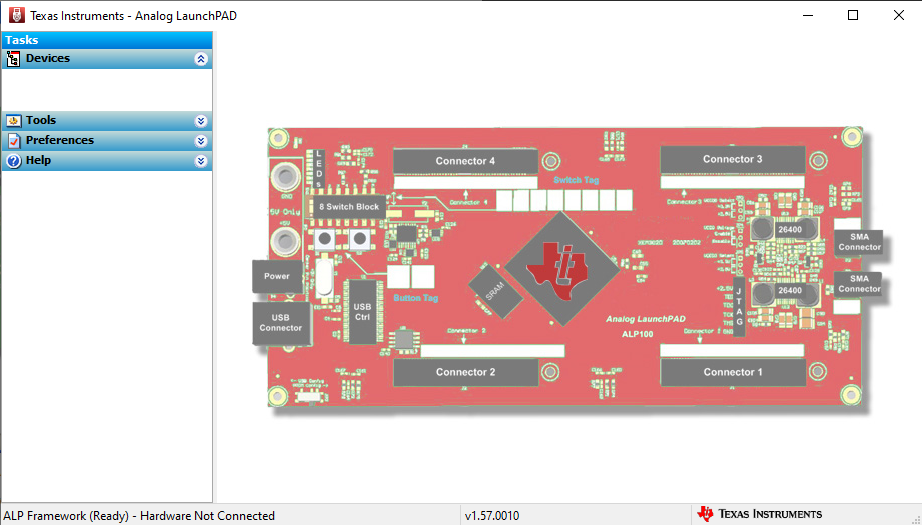 DS90UB928QEVM Analog
                    LaunchPAD in Demo Mode