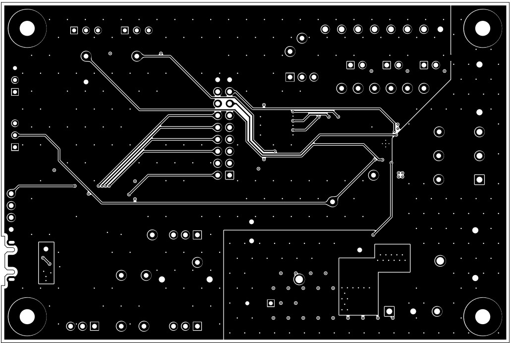 MCT8314ZEVM EVM Bottom Layer