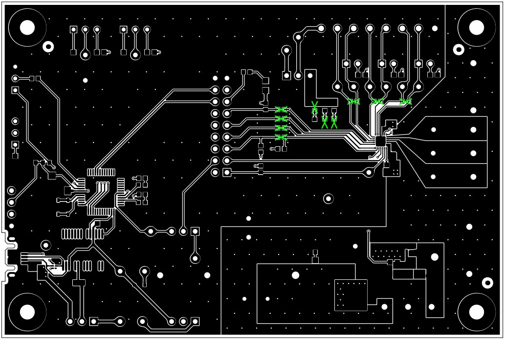 MCT8314ZEVM EVM Top Layer