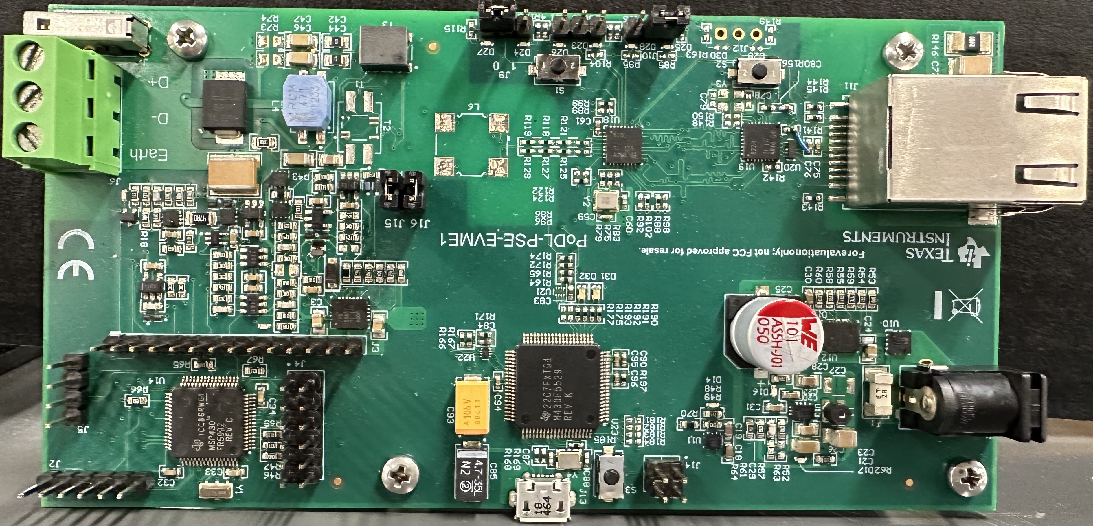 DP83TD510E-PoDL-EVM DP83TD510E_PODL_PSE Board