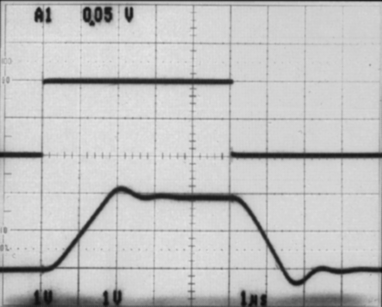 LMC6482  LMC6484 Pulse Response of LMC6482
                    Circuit in Figure 7-10