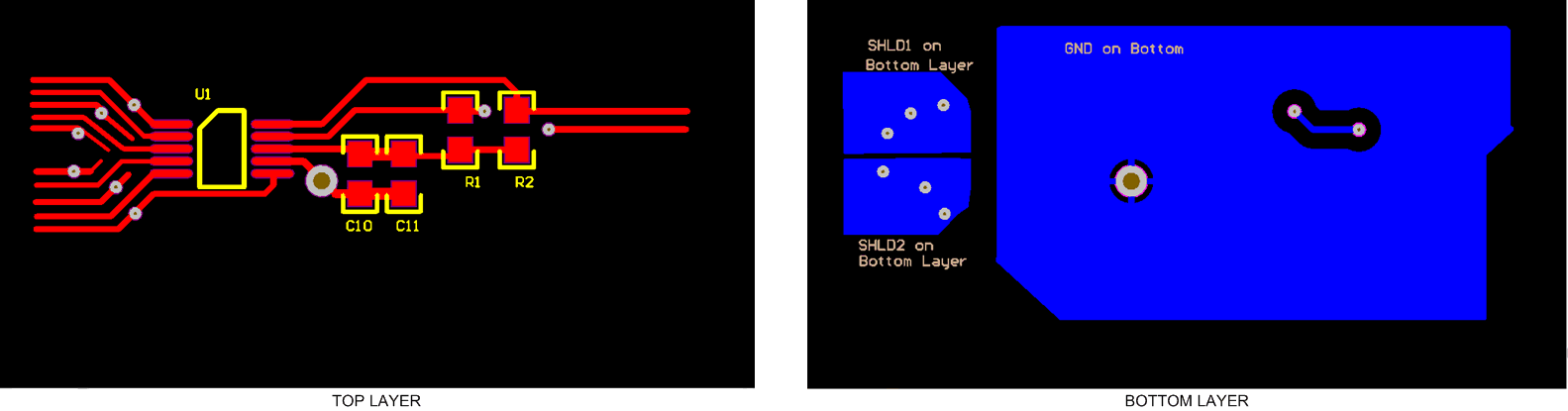 FDC1004-Q1 Layout