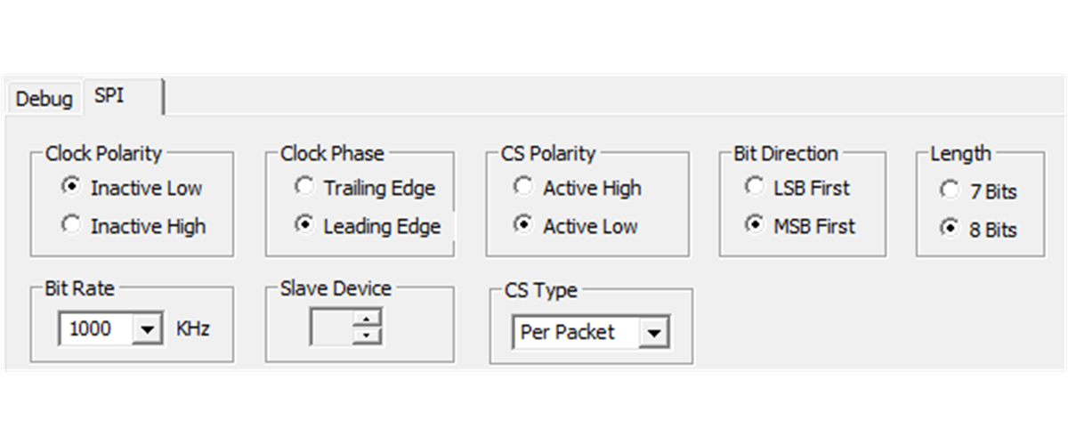 LMH6518EVM SPI Configuration