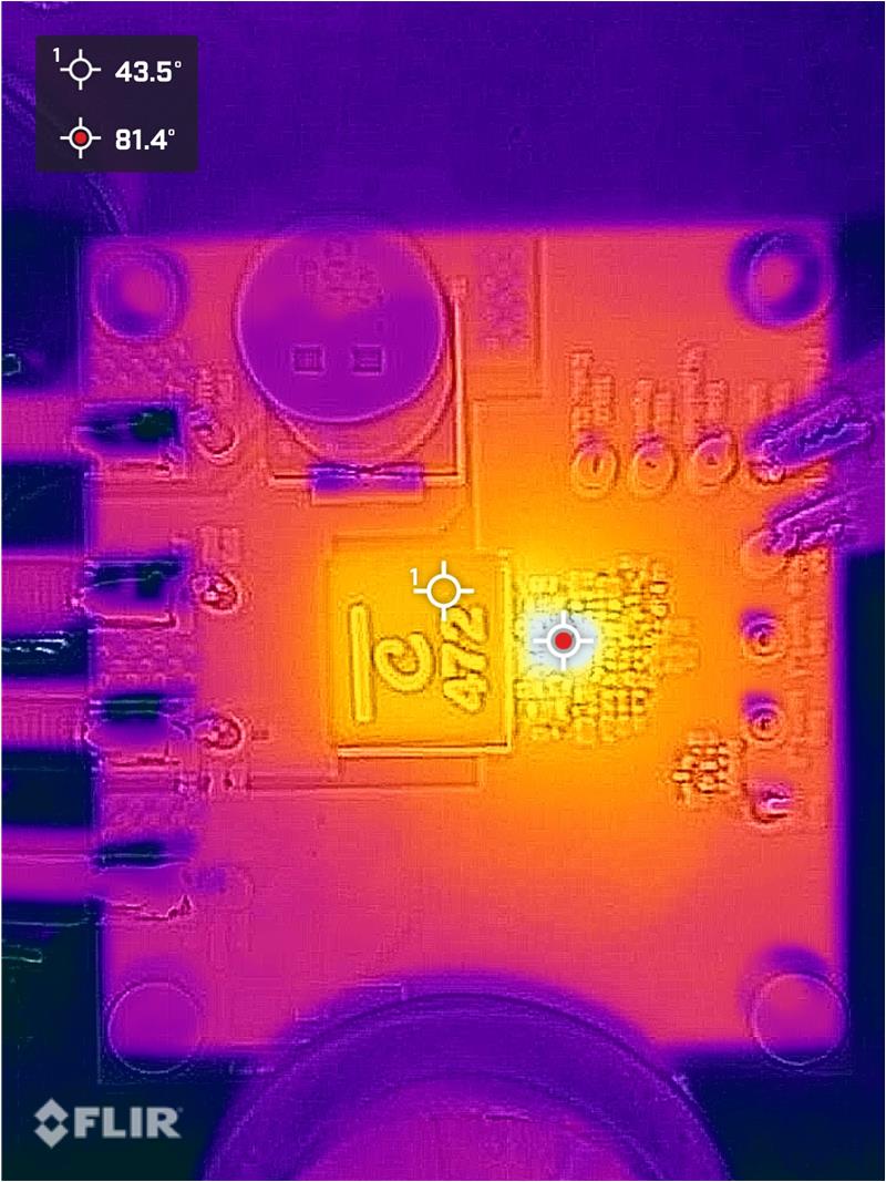  Thermal Result When
                            IOUT = - 4A