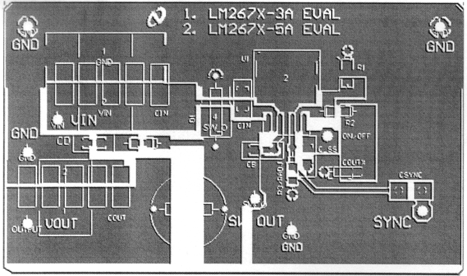 LM2670 layout_example_SNVS026.gif