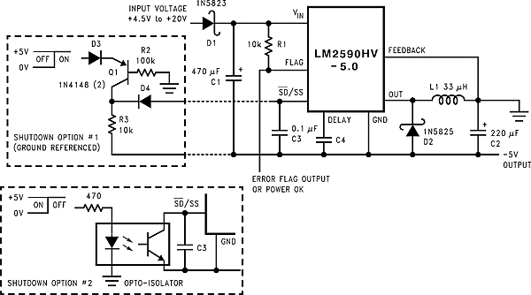 LM2590HV inverting_neg_5V_regulator_with_shutdown_snvs084.gif