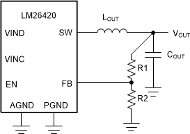 LM26420-Q1 Programming VOUT