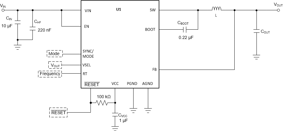 LM63615-Q1 LM63625-Q1 Circuit
                    for Typical Application Curves