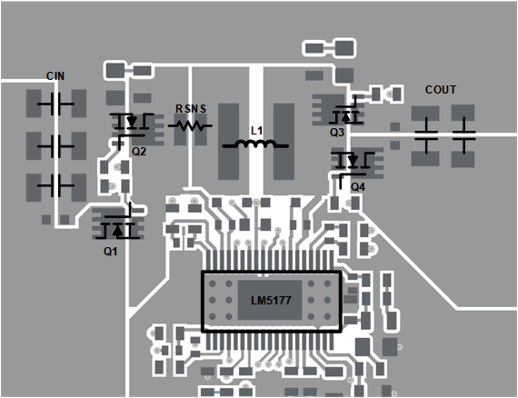 LM5177 LM5177 Top Layer Routing
                    Example 