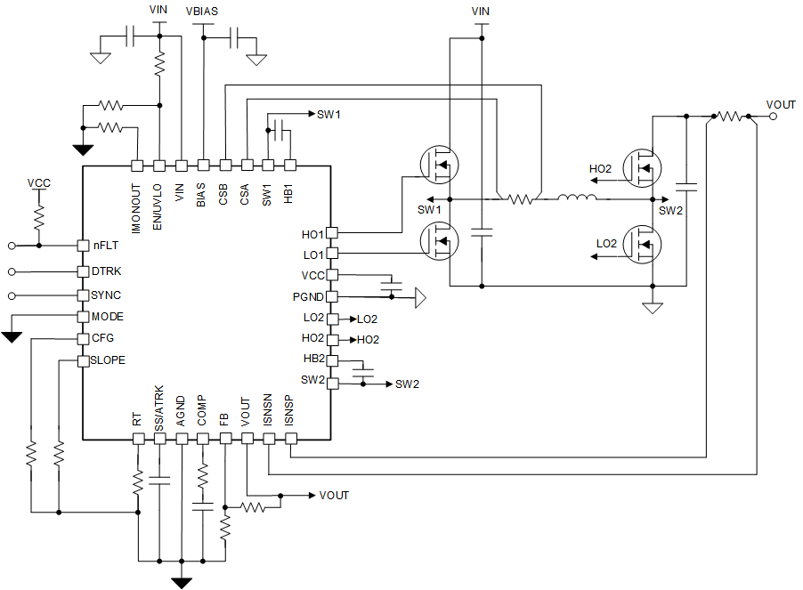 LM51770 Simplified Schematic