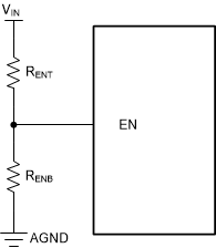 LM644A2-Q1 VIN UVLO Using the EN Pin