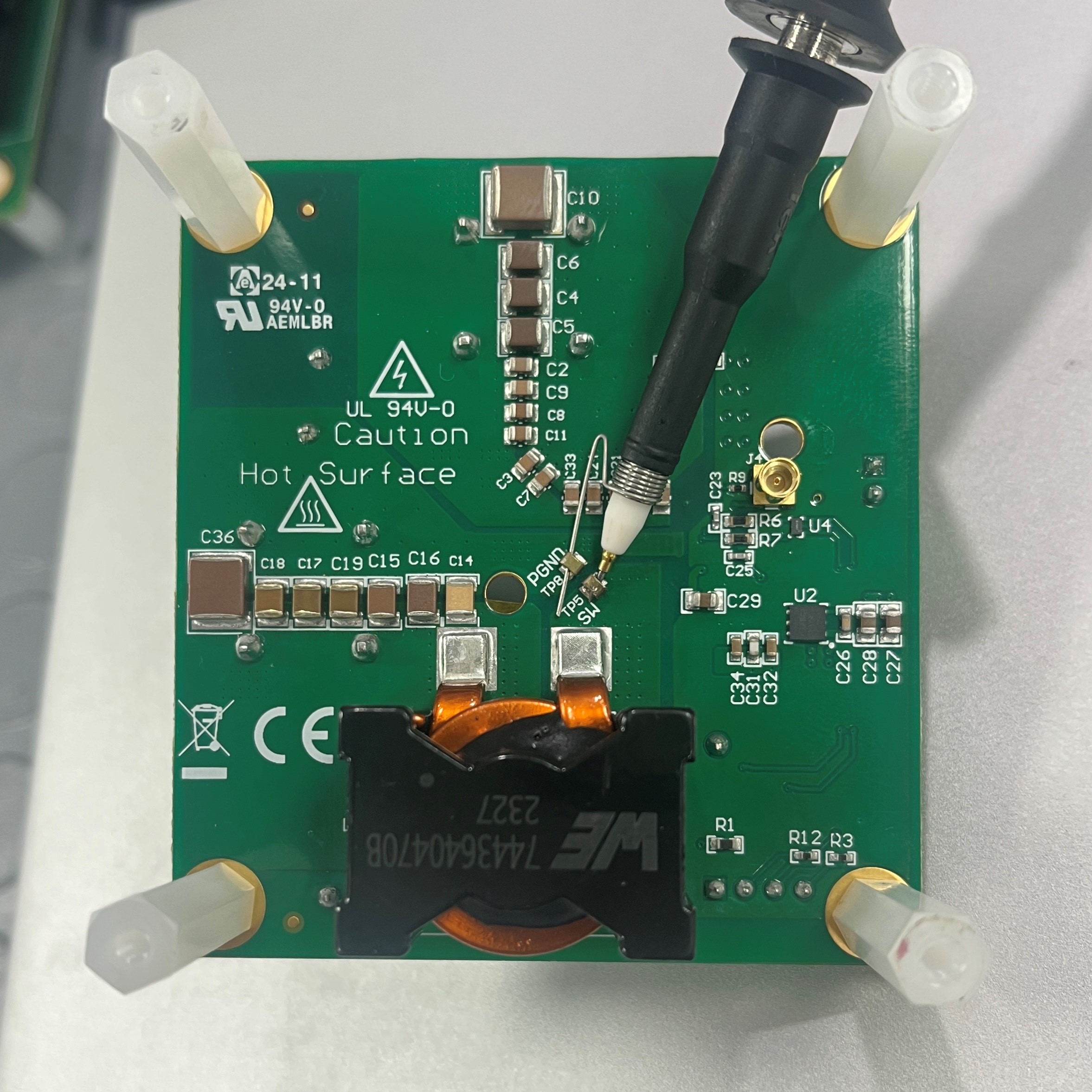 LMG2100EVM-097 Measuring the SW Node