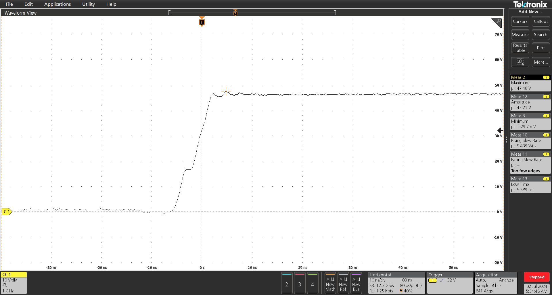 LMG2100EVM-097 SW Voltage Rise (Without External Isolated Supply on HB-HS)