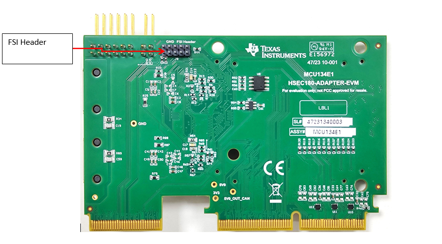 HSEC180ADAPEVM PCBA Bottom Side