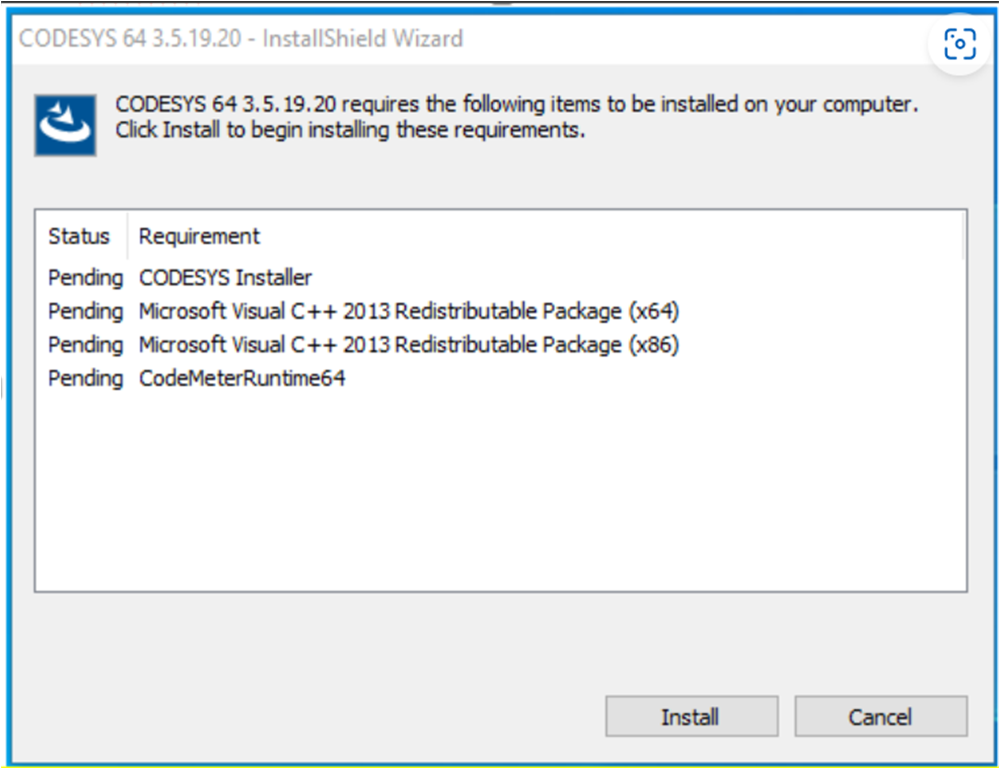 AM6442, AM625, AM69 CODESYS Development System Installation Dependencies