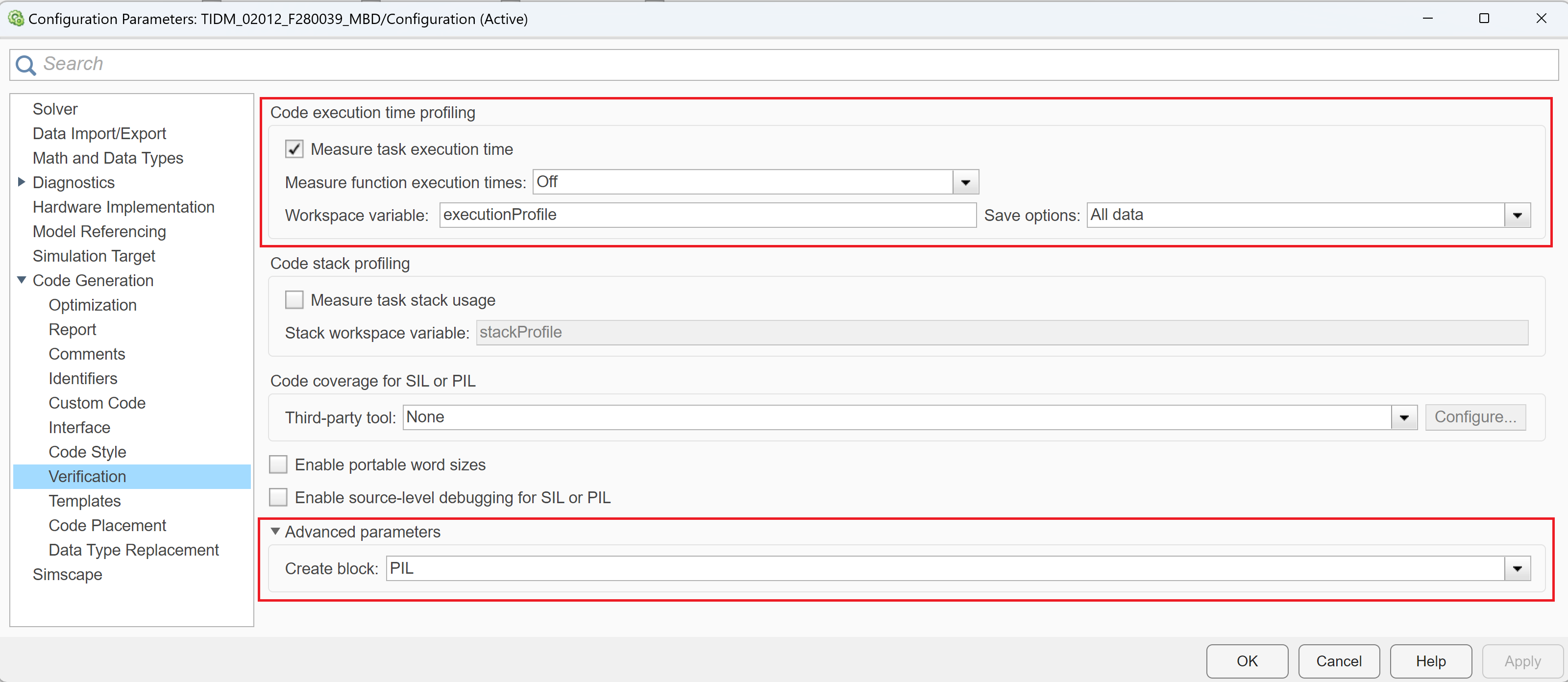 TIDM-02012 Processor-in-Loop
                    Profiling