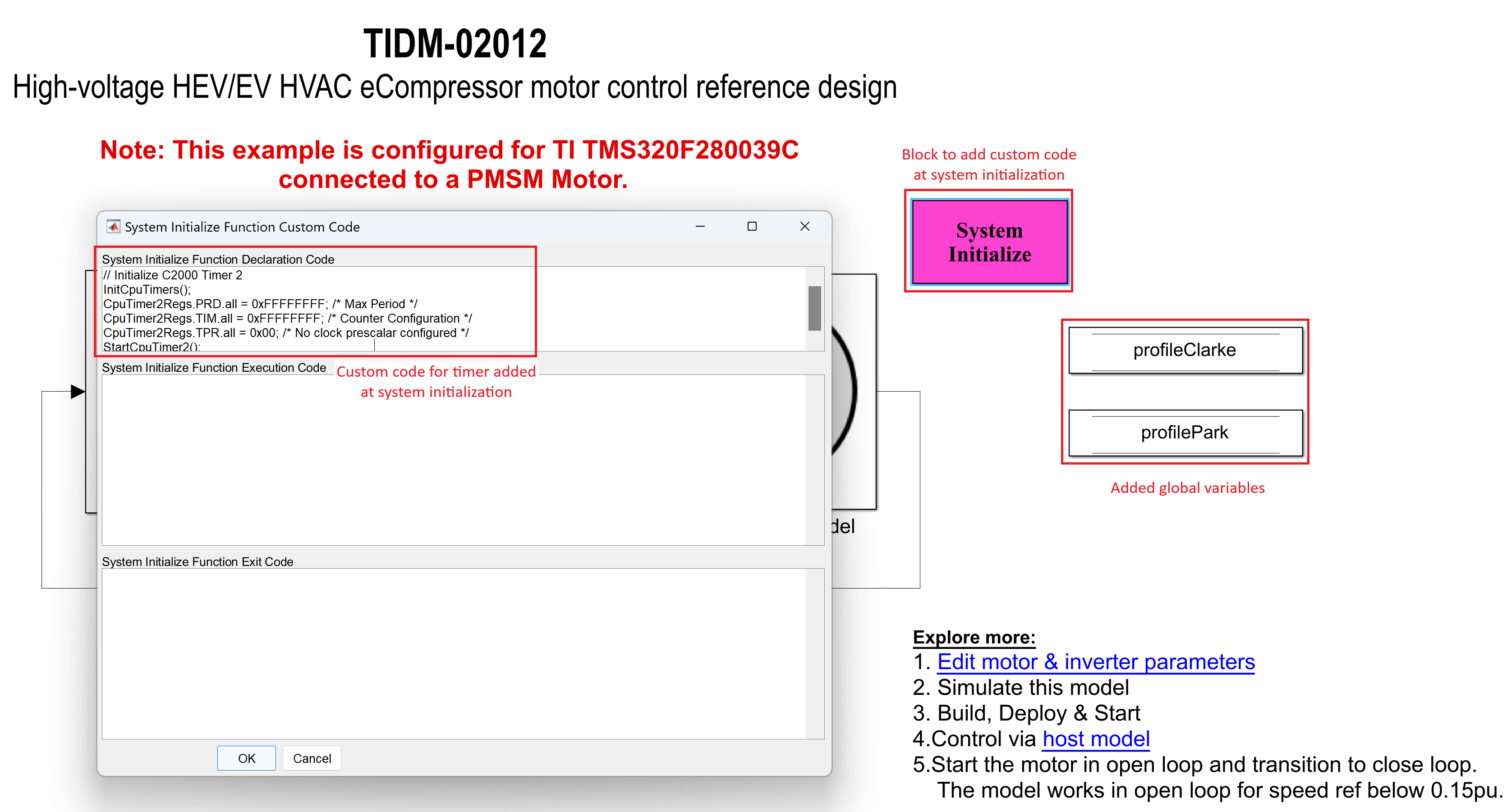 TIDM-02012 Timer Initialization Code