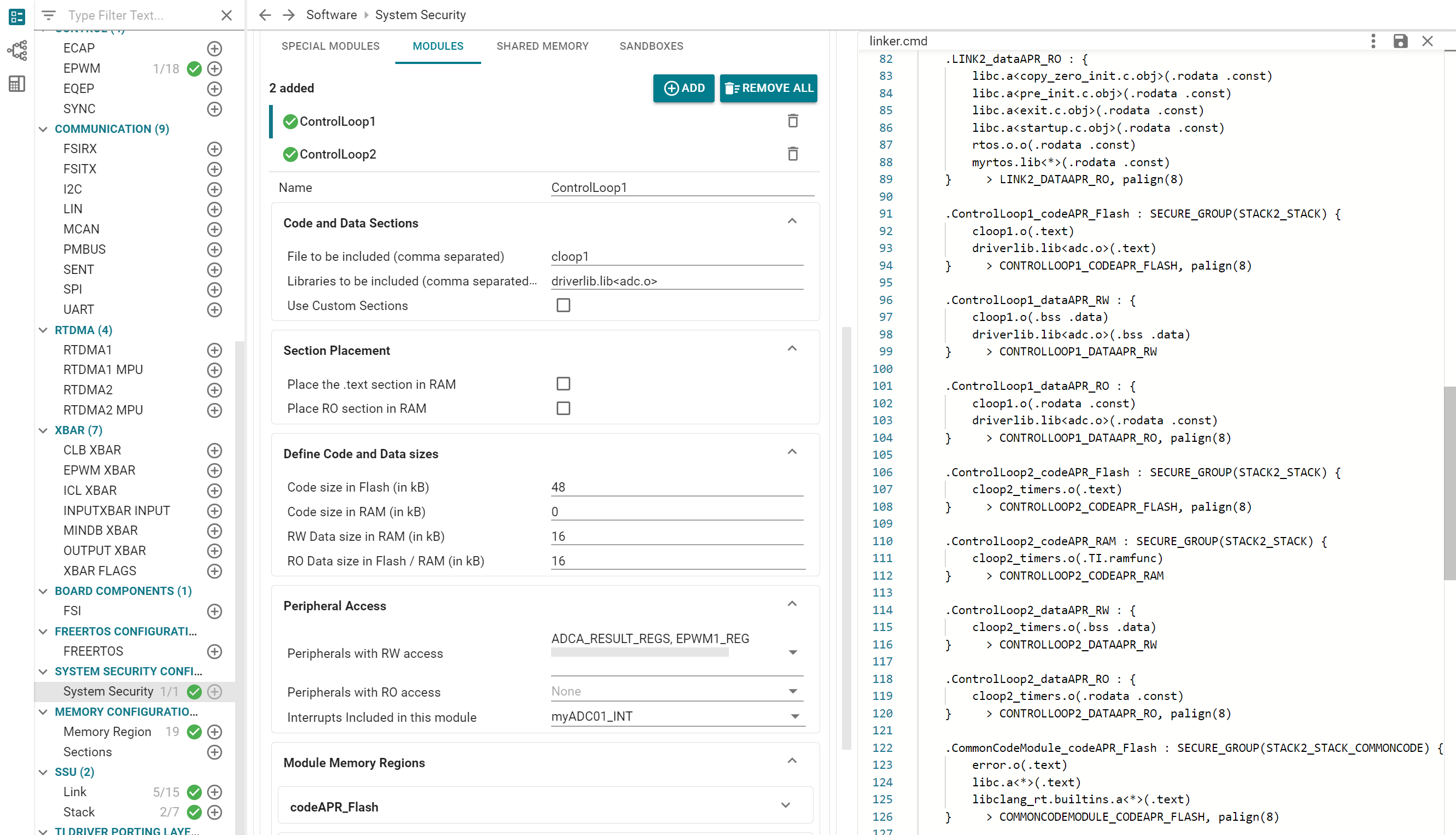  Application Module
                    Configuration Example