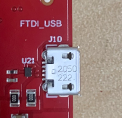 AWR2944EVM FTDI USB Port