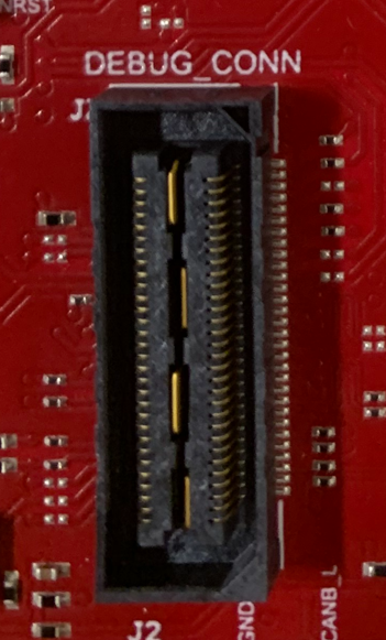 AWR2944EVM, AWR2944PEVM  60-pin Debug Connector