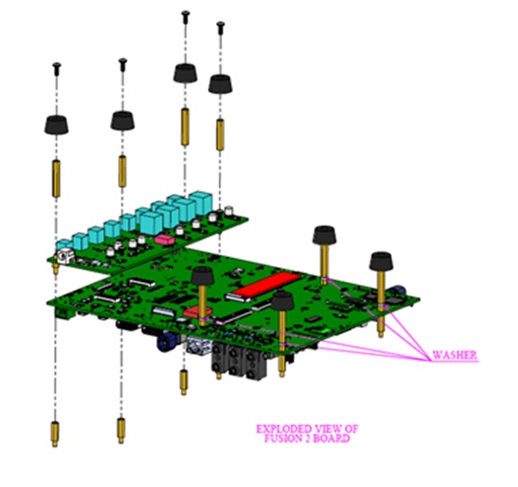 J7EXPA01EVM Assembly Illustration