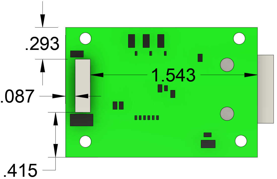 DP83826-EVM-AM2 DF40GB Connector Mounting
          Position