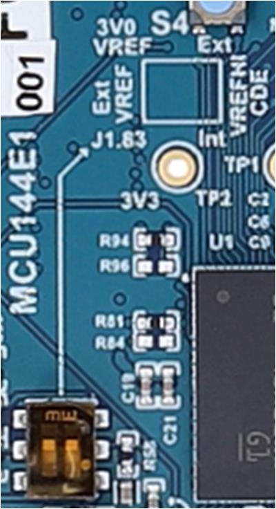 F29H85X-SOM-EVM ADCC/ADCD/ADCE VREF Mode
                    Switch (S4)