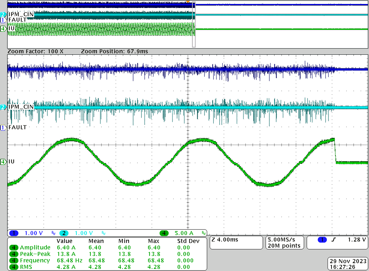 TIEVM-MTR-HVINV Overcurrent Protection by Internal CMPSS