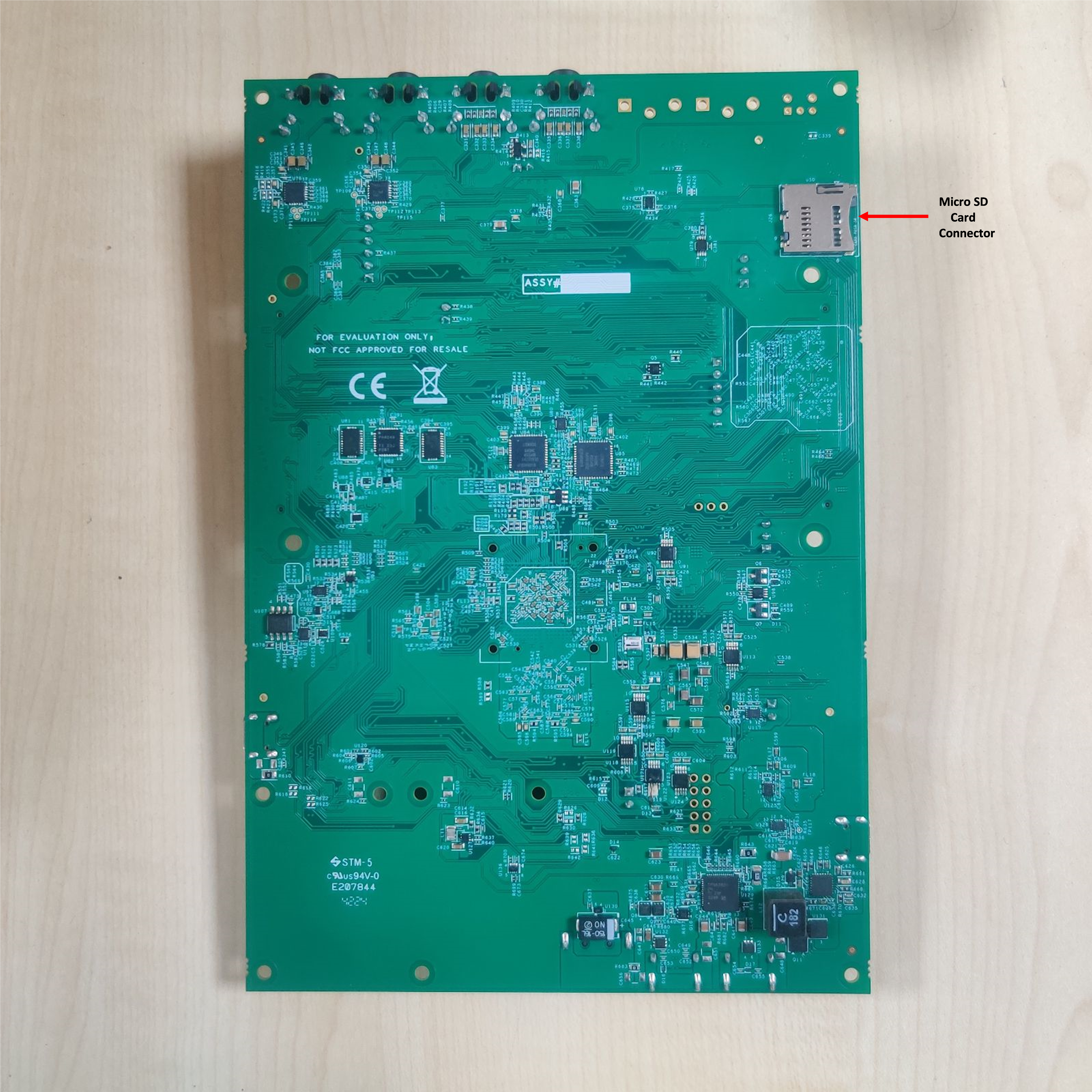 AUDIO-AM62D-EVM AM62D Audio EVM Bottom Side