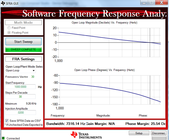  SFRA PC Graphical User Interface