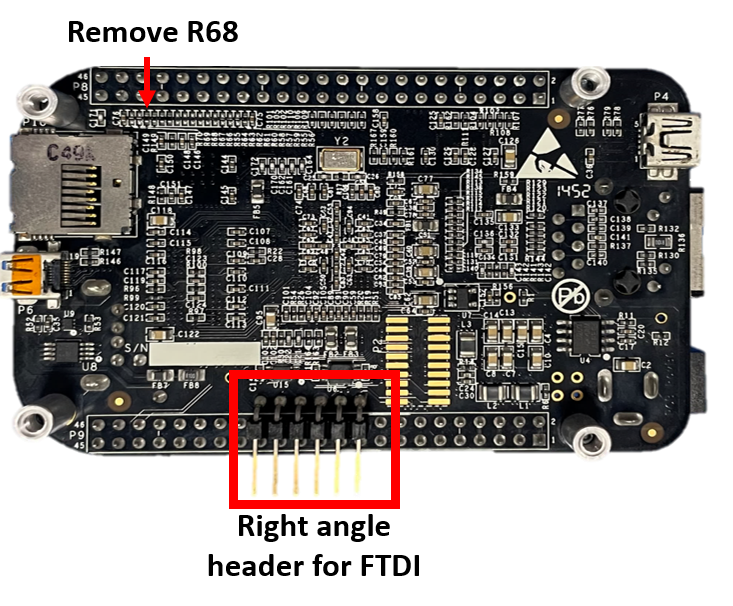 CC3301MOD Bottom View of Modified BBB