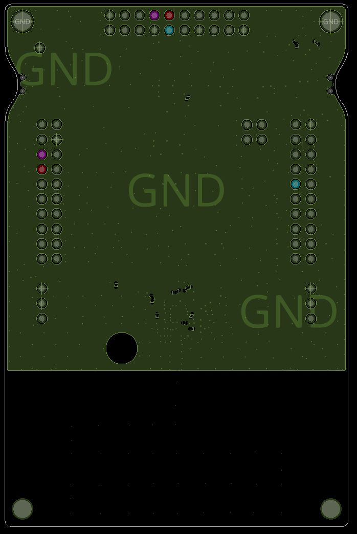  Second Layer of the
                        4-Layer PCB Design