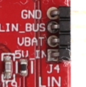 xWRL1432BOOST-BSD LIN header and PHY Interface