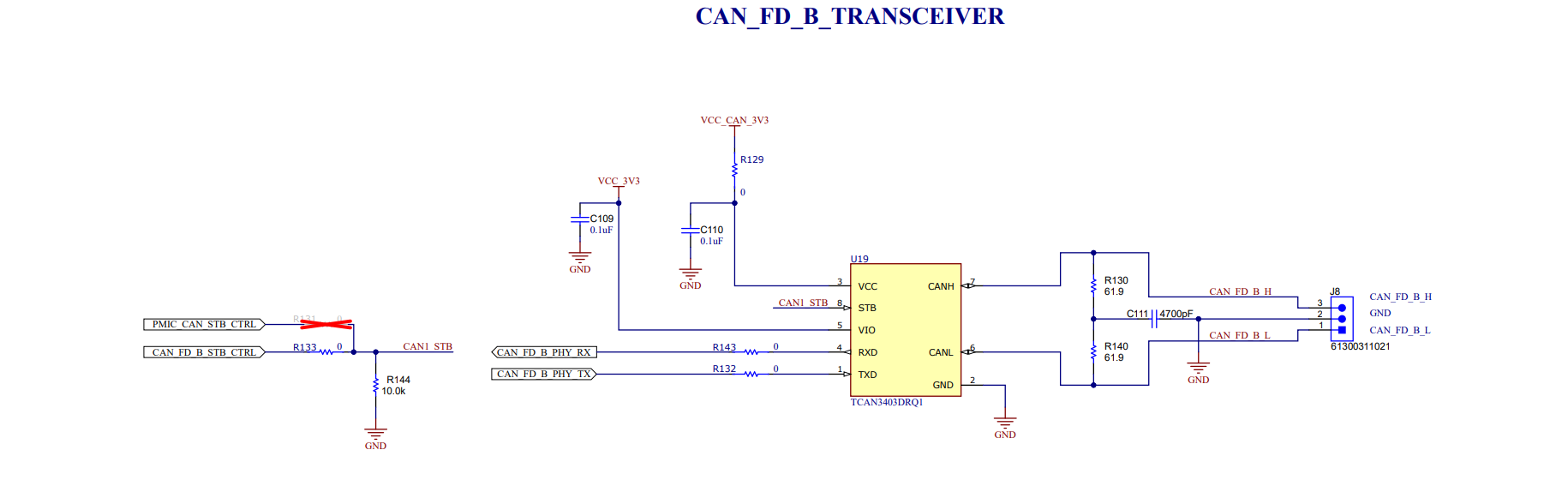 AWRL6844EVM IWRL6844EVM CAN-FD PHY Used in the
                        EVM