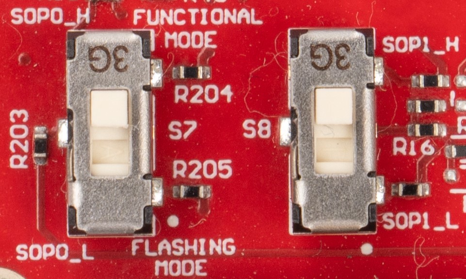 AWRL6844EVM IWRL6844EVM SOP switches (S7, S8)