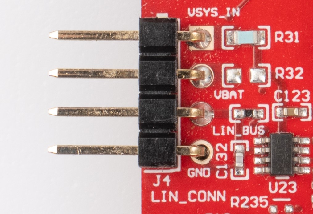 AWRL6844EVM IWRL6844EVM LIN
                                                  Connector