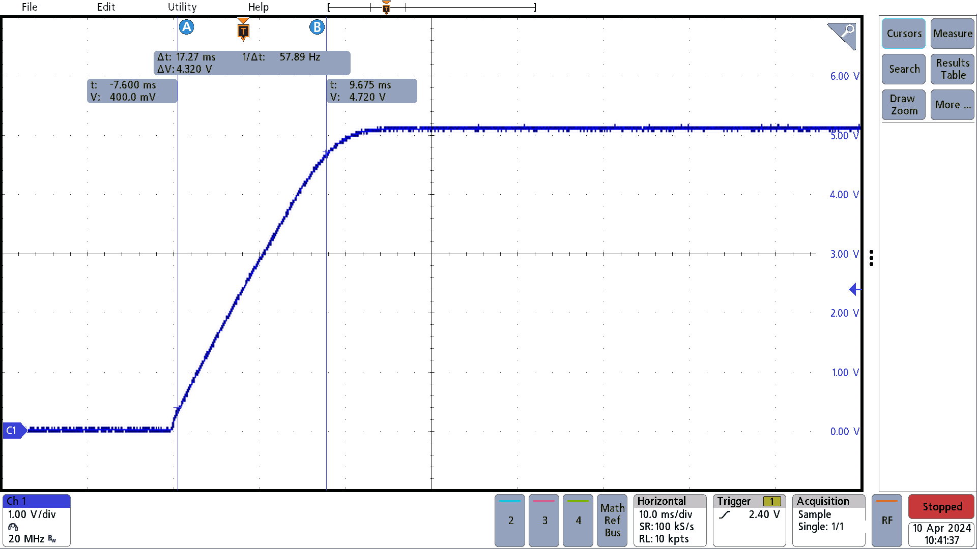 PMP23389 12V
                                                Input, 5.1V Output, No Load; CH1: Output Voltage,
                                                1V/div