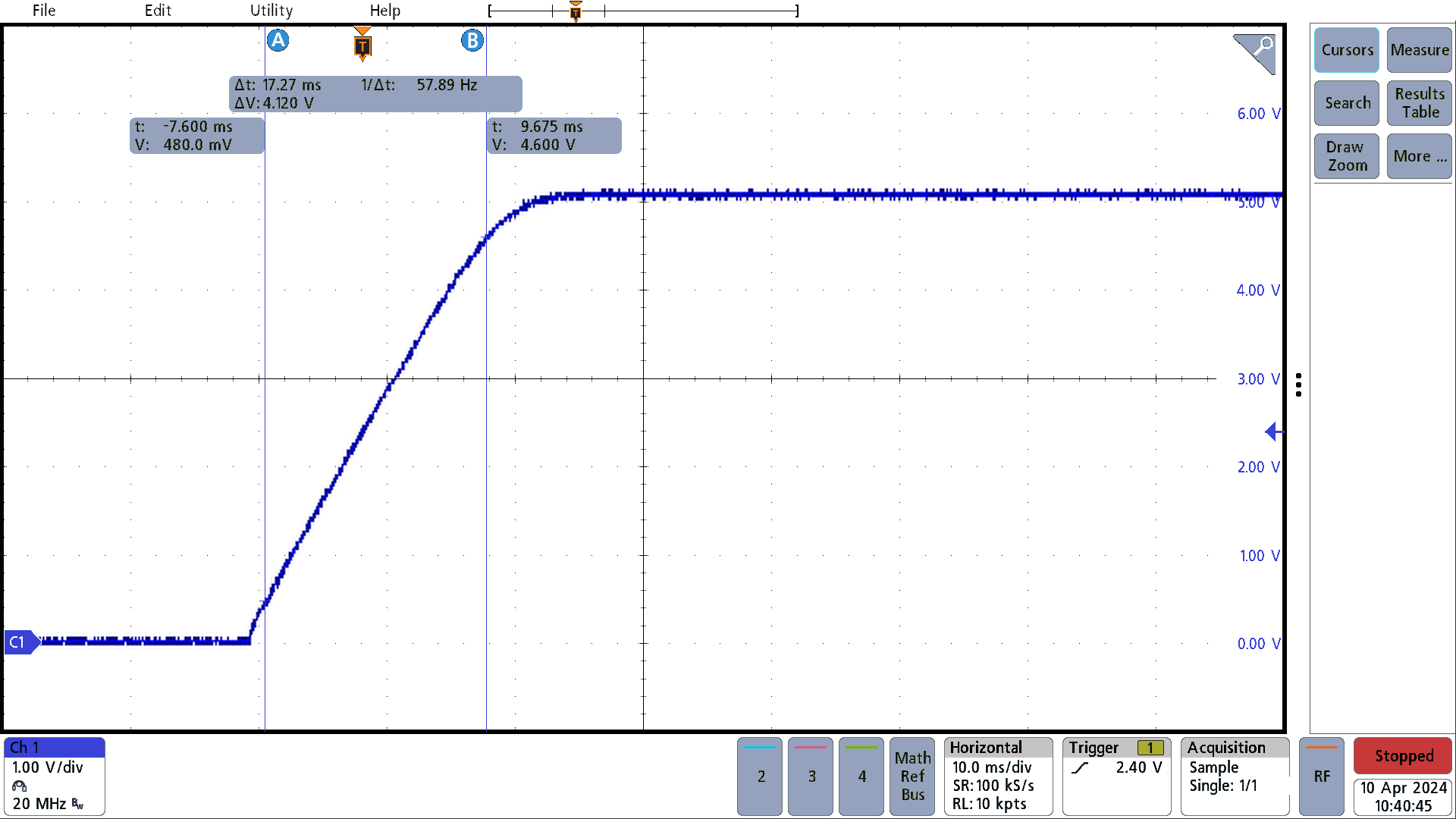 PMP23389 12V
                                                Input, 5.1V Output, 15A Maximum Load; CH1: Output
                                                Voltage, 1V/div