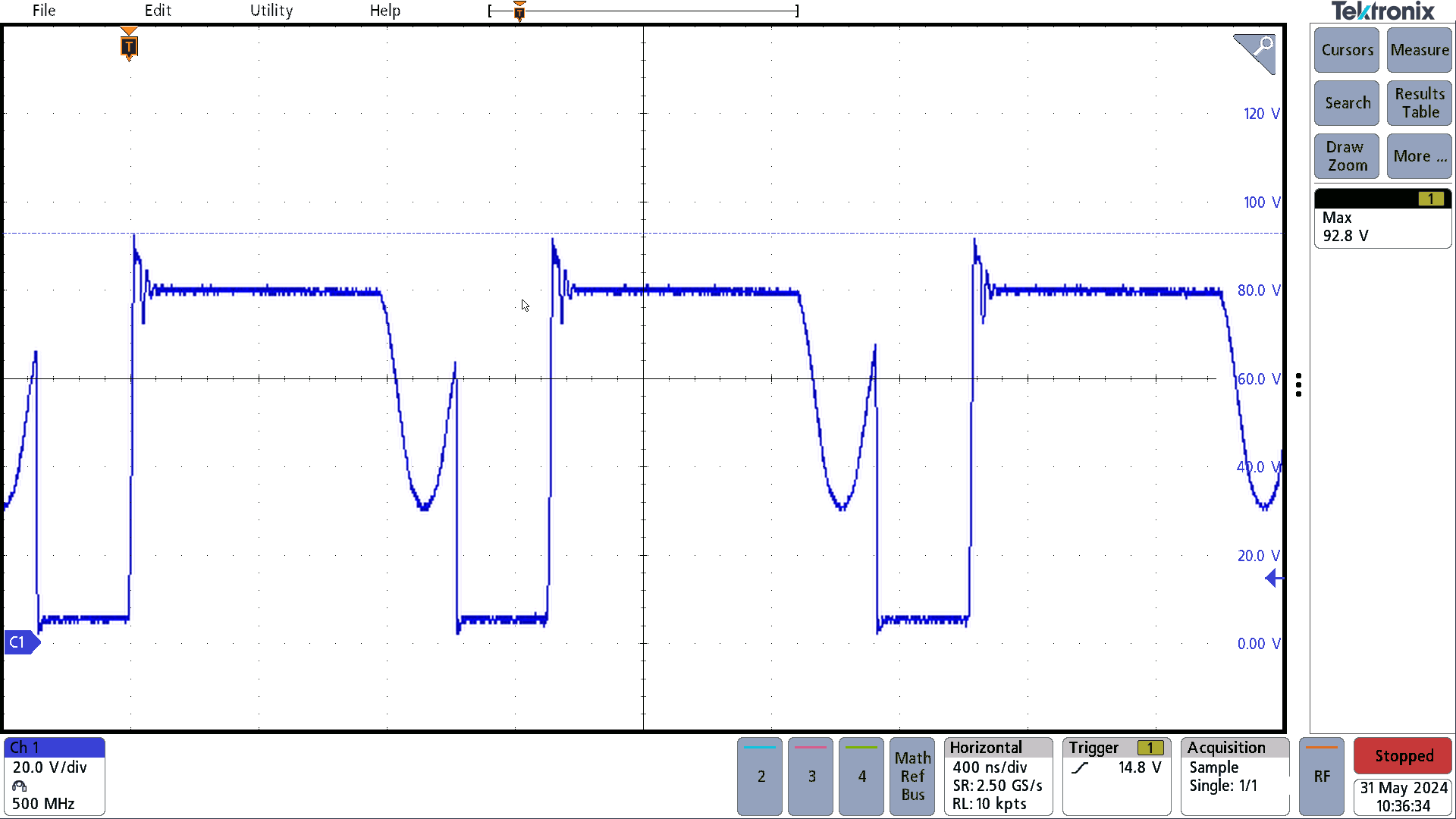 PMP23470 MOSFET Q2 Voltage