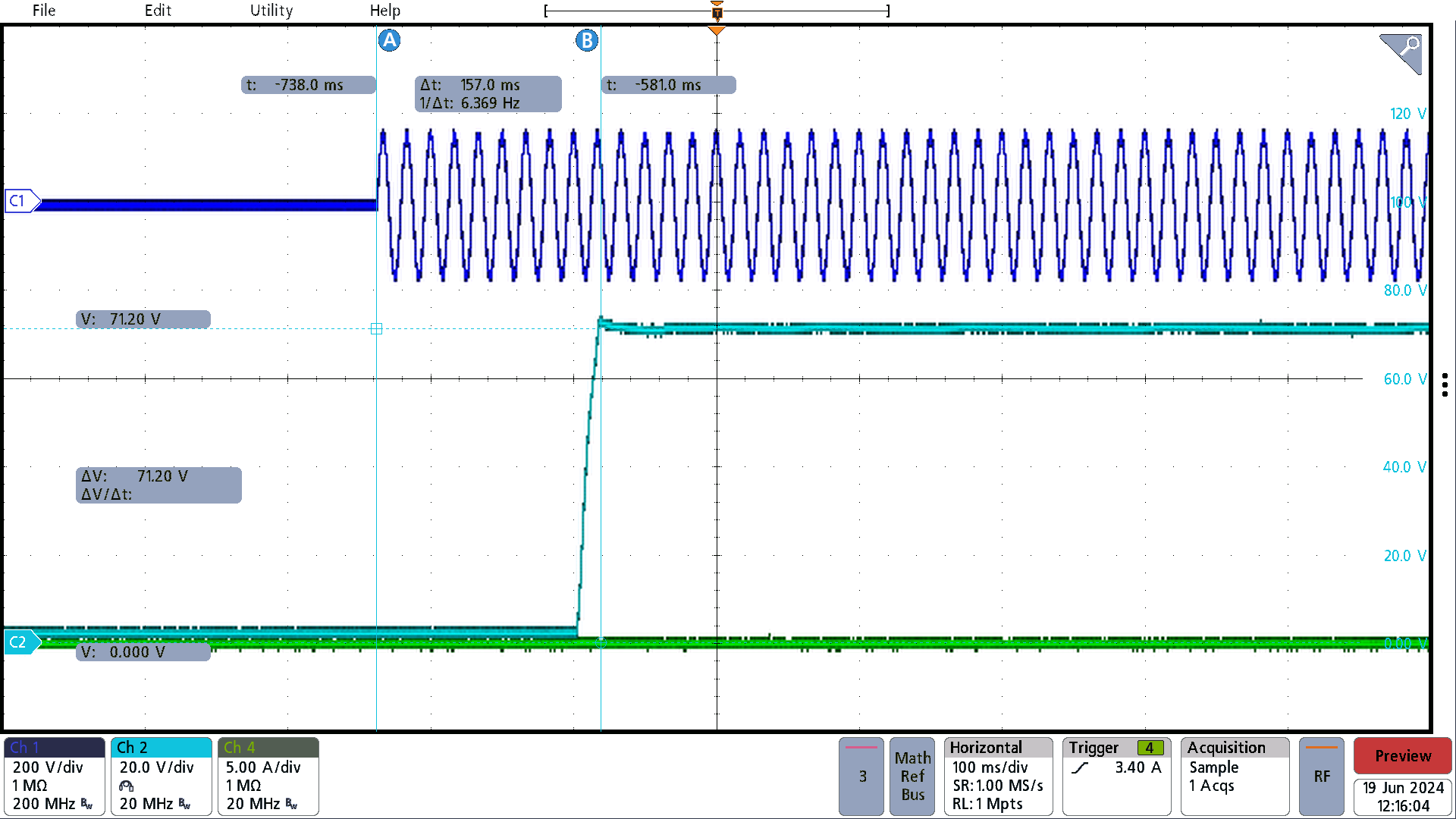 PMP23464 115Vac Input, No Load