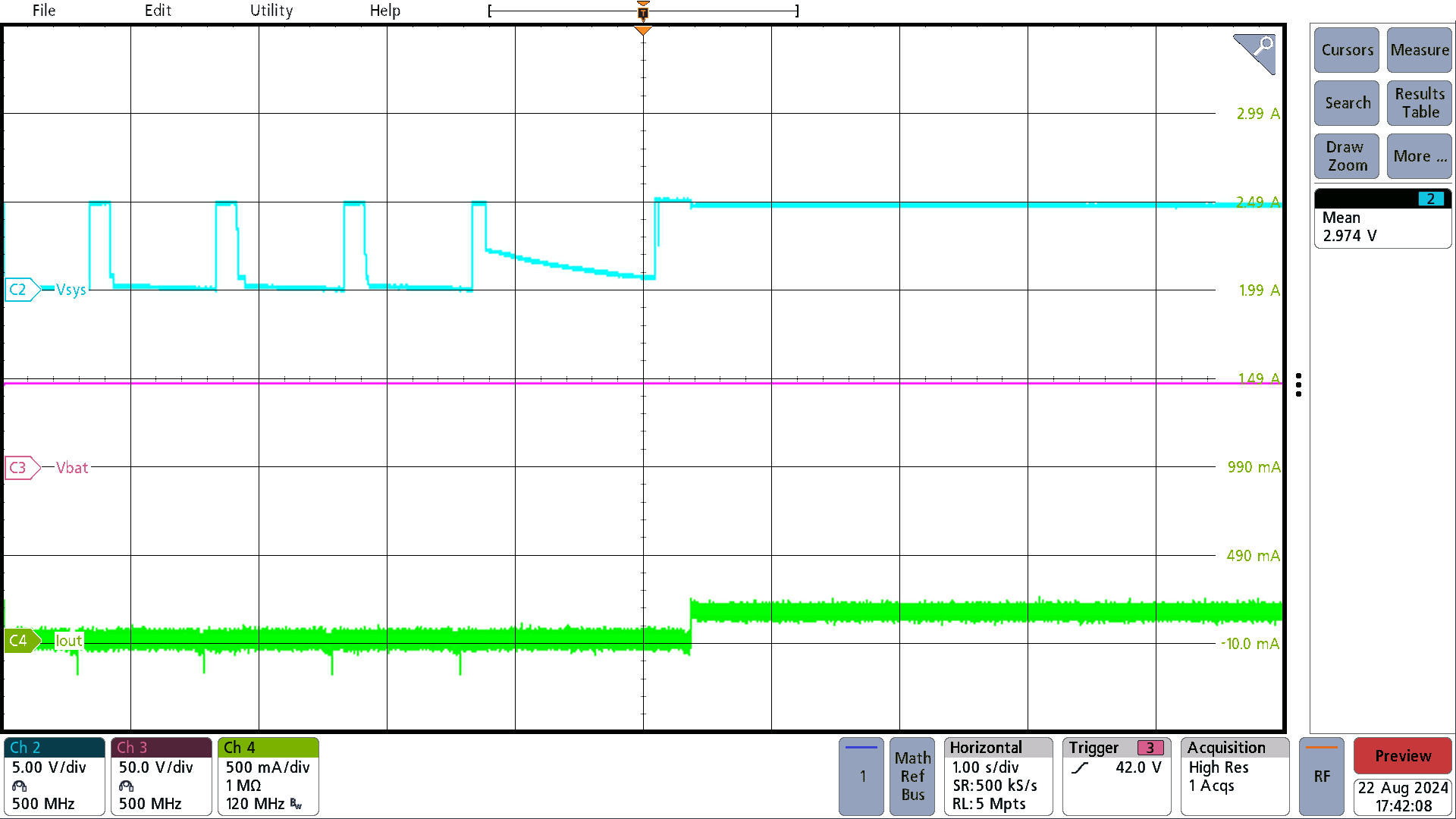 PMP41115 5Vsys to 12S Battery voltage 50.4V
                        Charge Mode