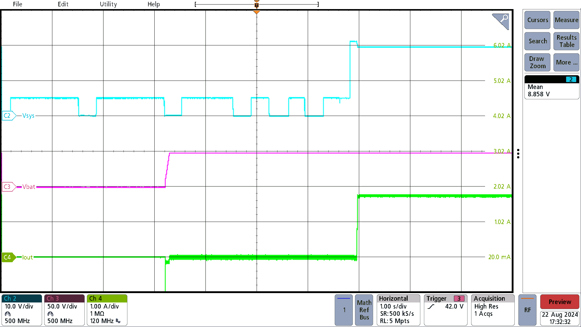 PMP41115 20Vsys to 12S Battery Voltage 50.4V
                        Charge Mode