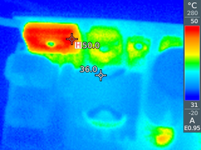 PMP41106 Thermal Image at 230Vac