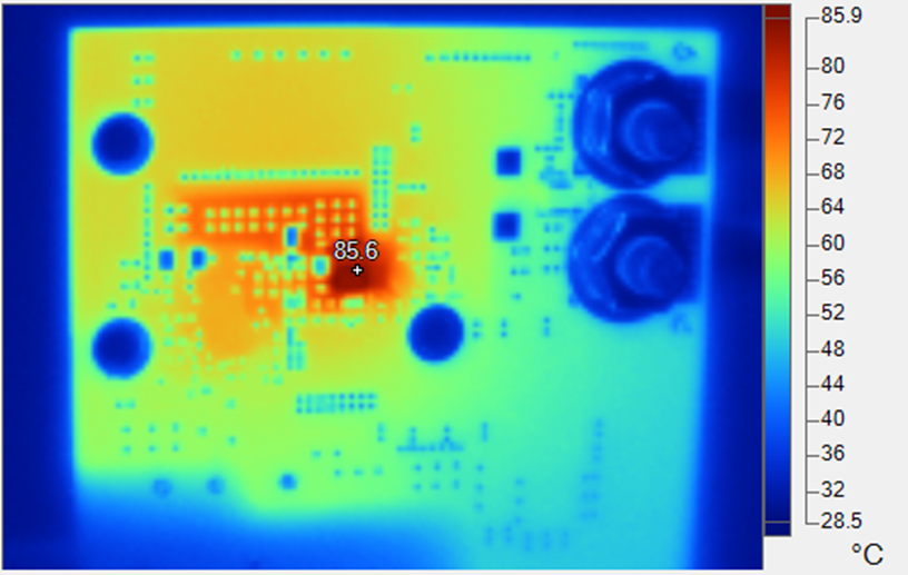 PMP31349 Bottom Side: GaN IC (85°C)