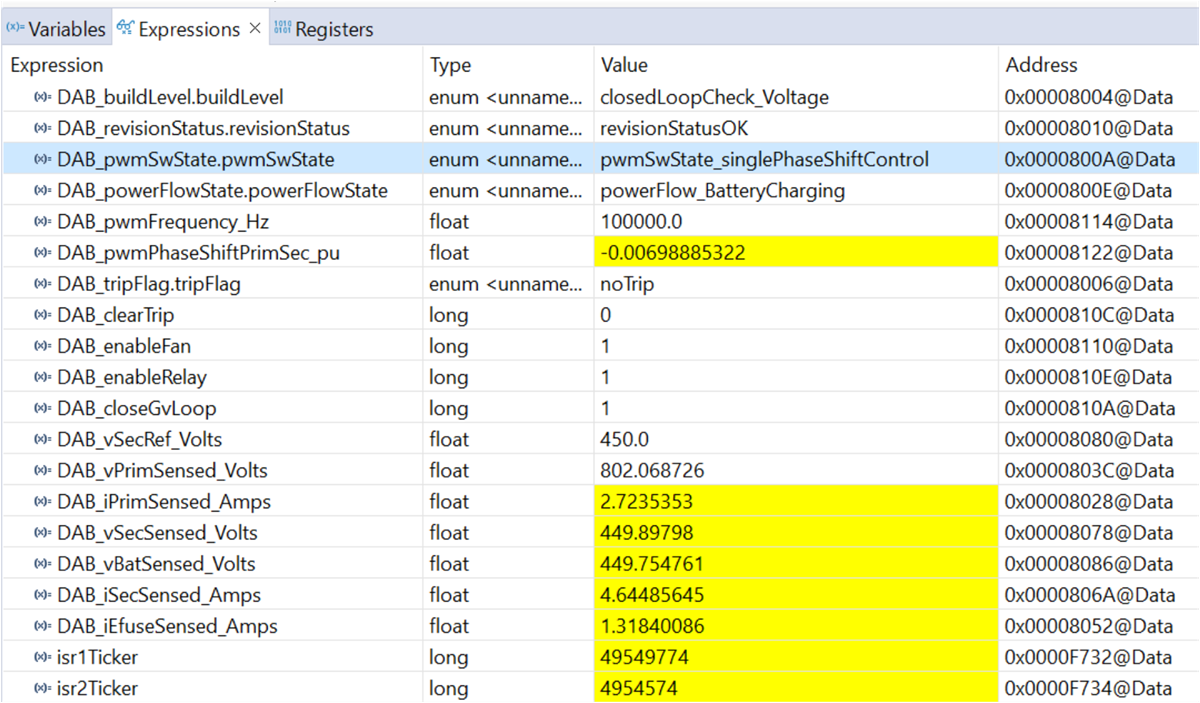 TIDA-010054 Lab 3 - Closed
                                    Voltage Loop Expression Window