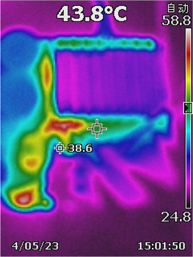 TIDA-010250 Board Temperature
                            RisingWith 460W Load