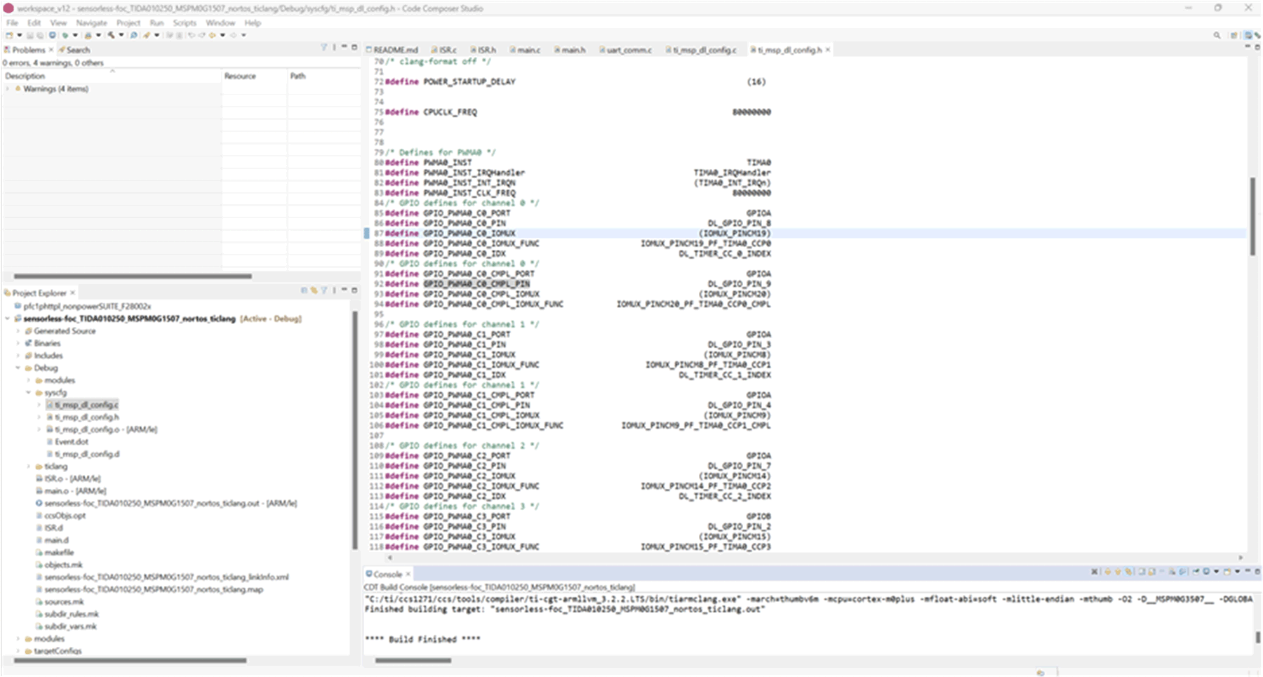 TIDA-010250 GPIO, ADC, and PWM
                    Defines