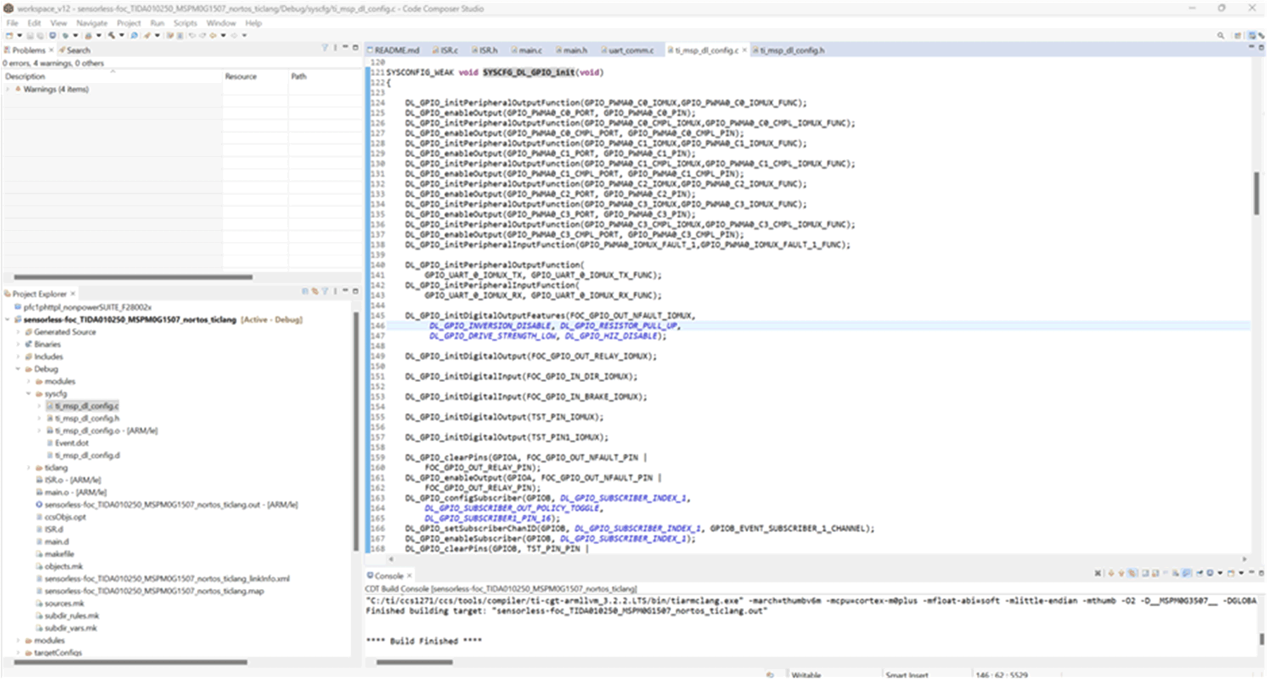 TIDA-010250 GPIO, ADC, and PWM Functions
                    for Initialization